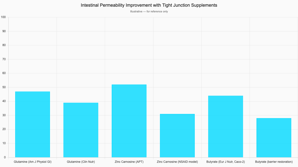 Intestinal Permeability Improvement with Tight Junction Supplements